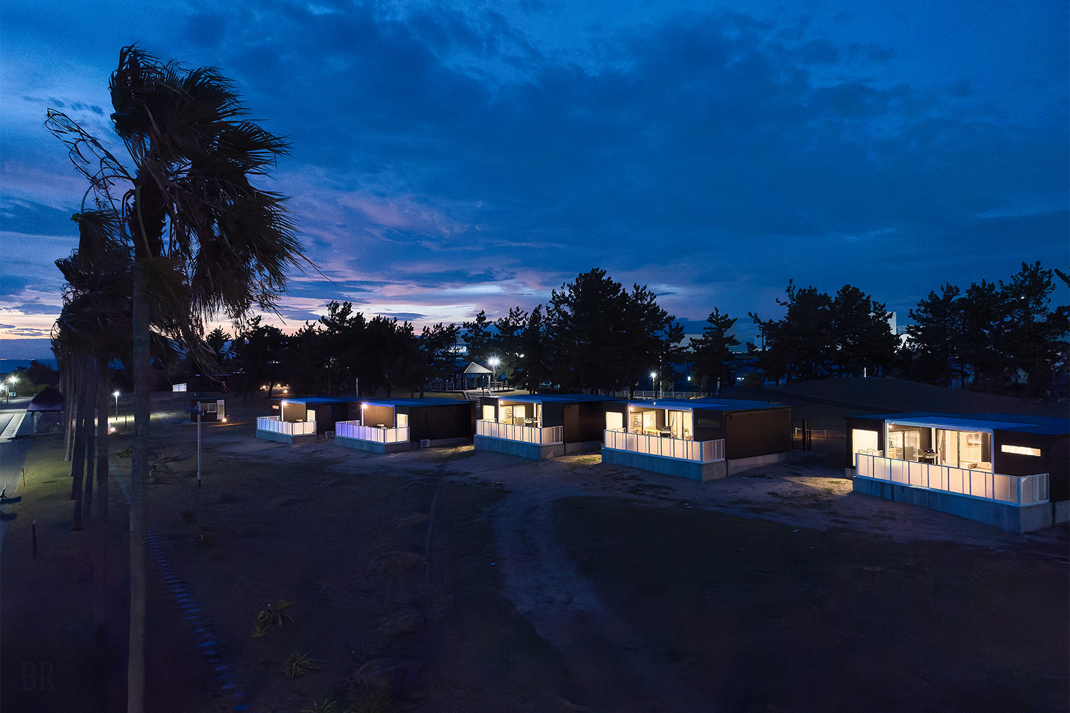 共 8棟豪華露營小屋，可供多棟包棟使用